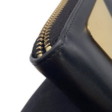 Load image into Gallery viewer, FENDI Bugs Zip Around Long Wallet Cloth Black7M0210 Leather