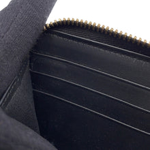 Load image into Gallery viewer, FENDI Bugs Zip Around Long Wallet Cloth Black7M0210 Leather