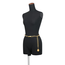 Load image into Gallery viewer, CHANEL Coin motif with logo chain belt Gold Gold Plated