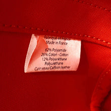 Load image into Gallery viewer, HERMES Sucked Pansage Groom Navy/Feu Toile Chevrons Canvas
