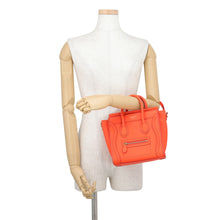 Load image into Gallery viewer, CELINE Luggage shopper Orange168243 Leather Size Nano