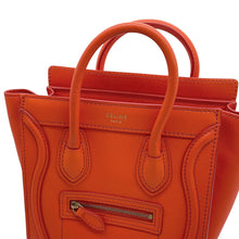 Load image into Gallery viewer, CELINE Luggage shopper Orange168243 Leather Size Nano