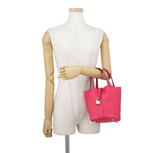 Load image into Gallery viewer, HERMES Picotin Lock Rose Extreme Taurillon Clemence Size PM