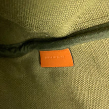 Load image into Gallery viewer, CELINE Logo Travel Bag Khaki/Brown Canvas Leather