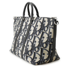 Load image into Gallery viewer, Dior Weekender 2WAY Bag Navy/Beige1ESDU134YXL Canvas Leather Size 40