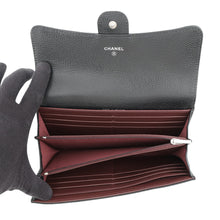 Load image into Gallery viewer, CHANEL Timeless Classics Line Long Wallet BlackAP0241 Caviar Leather