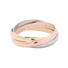 Load image into Gallery viewer, CARTIER Trinity Ring Size Small/55/#15B4235100 K18PG K18YG K18WG