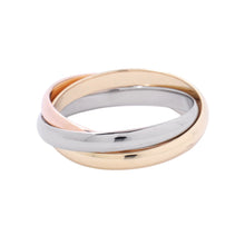 将图像加载到图库查看器中,CARTIER Trinity Ring Size Small/55/#15B4235100 K18PG K18YG K18WG