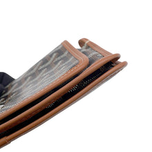 Load image into Gallery viewer, GOYARD plume pouch wallet Black/TanPLUMETPMLTY01CL03P PVC Leather