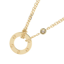 Load image into Gallery viewer, CARTIER Love Circle Diamond NecklaceB7219500 18K Yellow Gold