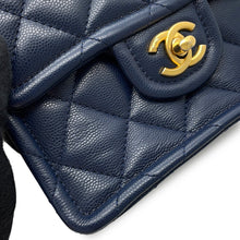 Load image into Gallery viewer, CHANEL Matelasse ChainShoulder NavyAS4406 Caviar Leather Size Mini