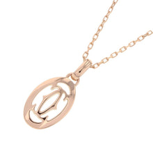 Load image into Gallery viewer, CARTIER Double C Logo NecklaceB7219300 18K Pink Gold
