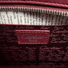 Load image into Gallery viewer, CARTIER Cabochon One-Shoulder Bag Bordeaux Leather