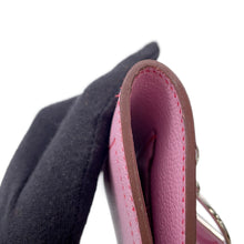 Load image into Gallery viewer, HERMES In the Loop Compact Mauve Sylvestre/Rouge Coeur Chevre Myzore Goatskin