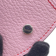 Load image into Gallery viewer, HERMES In the Loop Compact Mauve Sylvestre/Rouge Coeur Chevre Myzore Goatskin