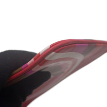 Load image into Gallery viewer, HERMES Carre Pocket Long Pouch Right Rainbow Love Rouge Coeur/Halzan Swift Leather
