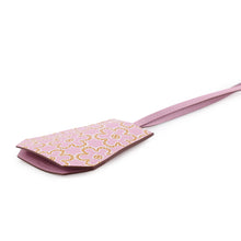 Load image into Gallery viewer, HERMES Clochette Long Necklace Lucky Daisy Mauve Sylvestre/Cuivre/White Swift Leather Metal