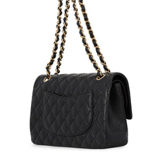 将图像加载到图库查看器中,CHANEL Matelasse W Flap ChainShoulder Bag BlackA01112 Lambskin Size 25