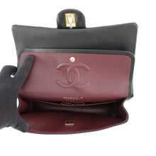 Load image into Gallery viewer, CHANEL Matelasse W Flap ChainShoulder Bag BlackA01112 Lambskin Size 25