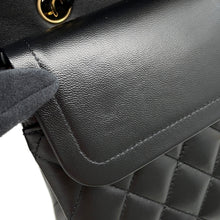 Load image into Gallery viewer, CHANEL Matelasse W Flap ChainShoulder Bag BlackA01112 Lambskin Size 25