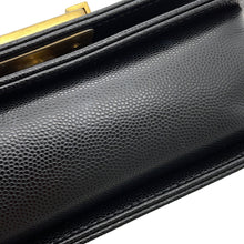 Load image into Gallery viewer, CHANEL Boy Chanel ChainShoulder Bag BlackA67085 Caviar Leather Size 20