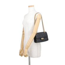 Load image into Gallery viewer, CHANEL Matelasse 2.55 ChainShoulder Bag BlackAS0874 Aged Calf Leather Size Mini