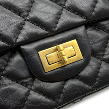 Load image into Gallery viewer, CHANEL Matelasse 2.55 ChainShoulder Bag BlackAS0874 Aged Calf Leather Size Mini