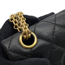 Load image into Gallery viewer, CHANEL Matelasse 2.55 ChainShoulder Bag BlackAS0874 Aged Calf Leather Size Mini