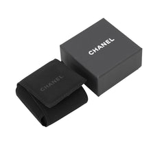 Load image into Gallery viewer, CHANEL CC Logo Star Earrings WhiteABH462 Metal