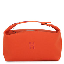 Load image into Gallery viewer, HERMES Brid a Black Orange・Feu Canvas Size GM
