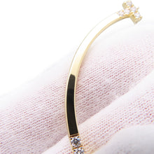 Load image into Gallery viewer, TIFFANY&Co. T Smile Necklace Size Medium74957250 18K Yellow Gold