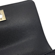 将图像加载到图库查看器中,CHANEL Coco Handle 2WAYHandbag BlackAS2215 Caviar Leather Size XXS