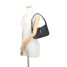 Load image into Gallery viewer, SAINT LAURENT PARIS LE 5 A 7 Le Sancassette Handbag Black6572282R20W1000 Calf Leather