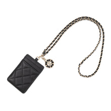 Load image into Gallery viewer, CHANEL Matelasse ChainShoulder Card Case BlackAP0711 Lambskin