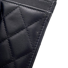 Load image into Gallery viewer, CHANEL Matelasse ChainShoulder Card Case BlackAP0711 Lambskin