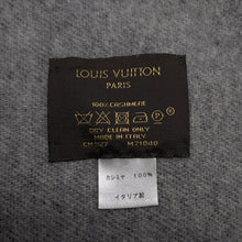 将图像加载到图库查看器中,LOUIS VUITTON Echarpe / Ray Cavik NoirM71040 Cashmere100%