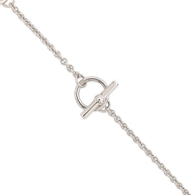 Load image into Gallery viewer, HERMES Mini Maillon Necklace Size PM White Metal Lacquer