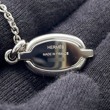 Load image into Gallery viewer, HERMES Mini Maillon Necklace Size PM White Metal Lacquer