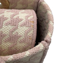 Load image into Gallery viewer, Dior Lady D-Light Houndstooth 2-Way Bag Rose De VanM0565OZAF_M912 Canvas Size Medium