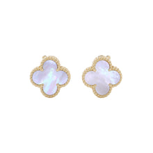 Load image into Gallery viewer, Van Cleef & Arpels Vintage Alhambra EarringVCARA44100 18K Yellow Gold