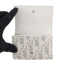 Load image into Gallery viewer, Dior Dior Promenade Glycine Wallet Latte White/GrayS2508PUQY_M074 Cotton/Lambskin/Technical Fabric