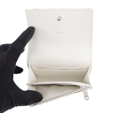 Load image into Gallery viewer, Dior Dior Promenade Glycine Wallet Latte White/GrayS2508PUQY_M074 Cotton/Lambskin/Technical Fabric