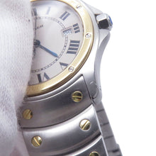 将图像加载到图库查看器中,CARTIER Santos Rondo MM W29mm Stainless Steel K18YG Ivory DialW20037R3