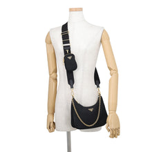 Load image into Gallery viewer, PRADA Re-Edition 2005 Re-Nylon 2Way Bag Black1BH204 Nylon