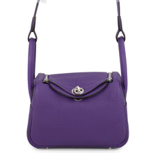 Load image into Gallery viewer, HERMES Lindy Purple Taurillon Clemence Size Mini