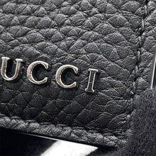 将图像加载到图库查看器中,GUCCI GUCCI Logo Card Case Black/Green771152 Leather