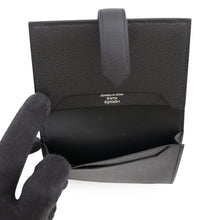 Load image into Gallery viewer, HERMES Bearn Card Case Black Epsom