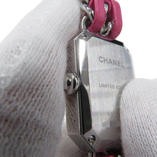 将图像加载到图库查看器中,CHANEL Premiere Padlock Limited Edition 1200 pieces H26.0mm×W20.0mm Stainless Steel Leather White Shell DialH6359