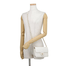 Load image into Gallery viewer, CHANEL Mini Matelasse Flap Bag WhiteAS3002 Caviar Leather Size 17