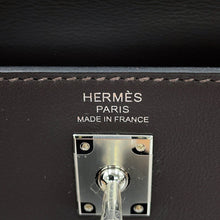 将图像加载到图库查看器中,HERMES Kelly Retourne Ebene Swift Leather Size 25